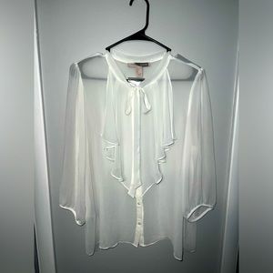 Sheer Womens blouse. Never worn